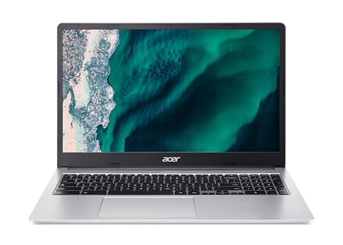Acer Chromebook 315 Cb315-4H-C7R0, Ordinateur Portable 15,6'' Full Hd, PC Portable (Intel Celeron N4500, Ram 4Go, 128Go Emmc, Intel UHD Graphics, Chromeos), Laptop Gris, Clavier Azerty (Français)