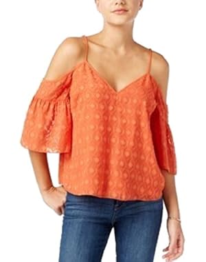 Deana Printed Cold-Shoulder To Mecca Orange M