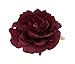 Love Sweety Women Girls Flower Hair Clips hairpins Flower Brooch (Dark Red)