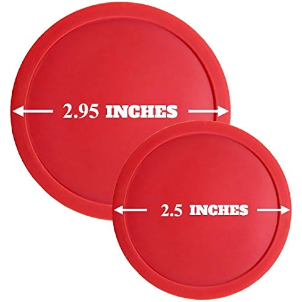 A hockey puck has also been referred to as a flat ball.. Qtimal Home Standard Air Hockey Paddles 2 Size Pucks ...