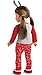 American Girl Doll - Festive Reindeer Holiday Pajamas for 18-inch Dolls - Truly Me 2016 PJ's