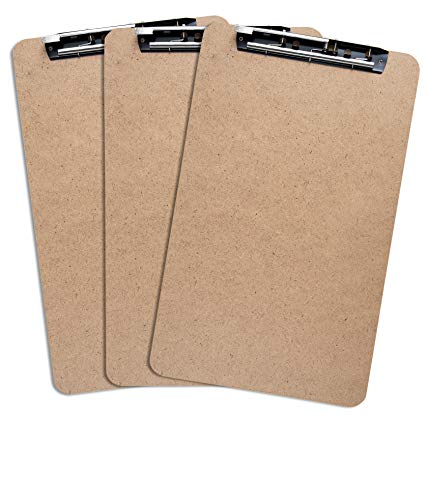 Ledger Clipboards (3pc) by Office Solutions Direct! ECO Friendly Hardboard, XL Clipboard 19.5"x11.6" with Lever Hinge Clip,Horizontal or Vertical for Legal Size Paper, Great Drafting Drawing Board - Thumbnail 2