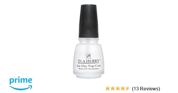 Amazon Com In A Hurry Air Dry Top Coat Beauty