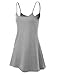 MBJ Womens Solid / Tie Dye Spaghetti Strap Dress Top - Made in USA
