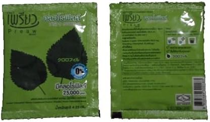 10 x 4.25g Preaw Instant Chlorophyll Dietary Supplement Powder