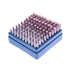 VILLCASE 200 pcs Tool Mm Cone Points Pink Mandrel
