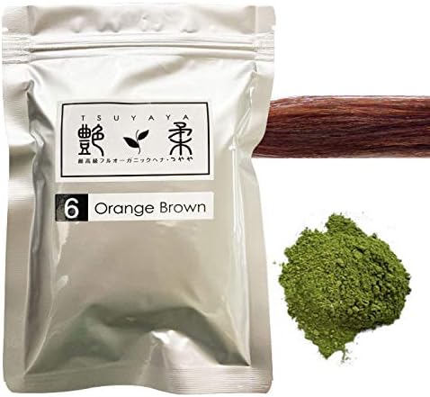 Amazon No 6 オレンジブラウン 100g aフルオーガニック ヘナ セカンドカラー毛染め用 白髪染め ヘアカラー ノンジアミン 100 天然植物 シャレパーク ヘナ 通販