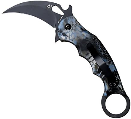 Fox 479 G10 Neptune Kryptek Emerson Wave Folding Karambit