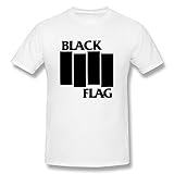 FEDNS Men's Black Flag Logo T Shirt