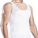 HÖTER Men's Compression Shirt to Hide Gynecomastia Moobs Chest Slimming Body Shaper Undershirt