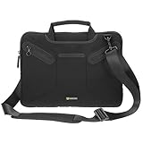 Evecase Portable Slim Neoprene Briefcase Messenger Sleeve Case Bag for Lenovo Yoga Series 13.3-inch Laptop/Ultrabook (w/ Handle and Carrying Strap) - Black