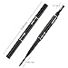 Eyebrow Pencil 2 Packs, Waterproof Smudge-Proof Brow Pencil with Brow Brush, Automatic Eye Brow Makeup Kit, Black