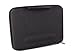 DURAGADGET Hard Black EVA Shell Carry Case w/Handle - Compatible with Coby Swivel Scree 10.2-Inch & Zennox Deluxe Portable DVD Players