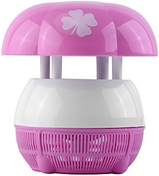 Ruise Electronic Photocatalyst Mosquito Insect Repeller Killer Killing LED Lamp Mosquito Trap Lamp for Baby Pregnant Bedroom (Pink)