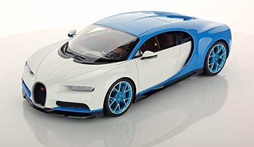 Bugatti Chiron Light Blue Sport / Glacier Model Car in 1:18 Scale by MR Collection