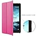 All-New Fire HD 8 Tablet Case, Oenbopo Ultra Slim Lightweight Tri-fold Smart Case Stand Flip Cover with Auto Wake / Sleep for All-New Amazon Fire HD 8 (2016 6th Generation) (Rose Red)