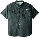 Columbia Men's Bonehead Short Sleeve Shirt, Commando, Medium