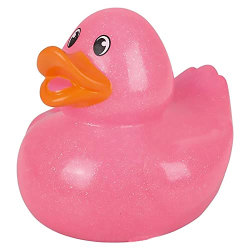 Glitter Rubber Duck Toy with Sound Assortment Duckies for Kids, Bath