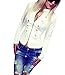 Lovaru Women's Short Button Embellished Casual Sleeve Coat Blazer Jacket