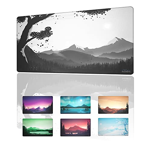 Photo 1 of PhaseByte Hidden Peak Extended Gaming Mouse Pad - Non-Slip Desk Mat with Stitched Edges, Smooth Micro-Fiber Computer Desk Pad, Hand Washable Gaming Mousepad, 24"x14"x0.16" (610x360x4mm)