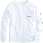 vineyard vines Boys Long Sleeve Vintage Whale Pocket T-Shirt