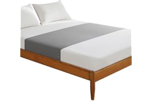 GROUNDINGTIME Grounding Sheets, Grounding Mat for Bed 24"x104", Grounded Bed Sheet Earth Bedsheet for Improved Sleep, 90% Organic Cotton & 10% Silver Fiber with Grounding Tester (Light Drey, 1Pcs)