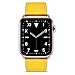 Pierre Case Compatible with Apple Watch Band 38mm 40mm Women,Apple Watch Bands 38mm 40mm Leather for iWatch Strap 40mm Series 4 /38mm Series 3 Series 2 Series 1,Yellow Women Men