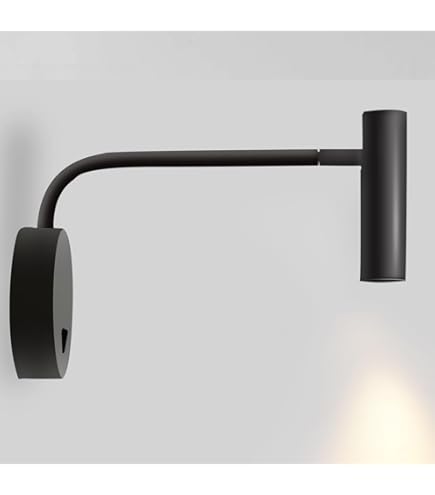 Aisilan Modern Adjustable Wall Sconce Bedside Wall Light Fixture Black