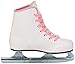 American Athletic Shoe Girl's Little Rocket Double Runner Ice Skates, White, 13