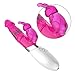 AKStore Adult Sex Toy Waterproof 360 Degree Rotating Glans USB Rechargable Turn Bead Rabbit Vibrator Female G-spot Massager Vibrating Stimulator