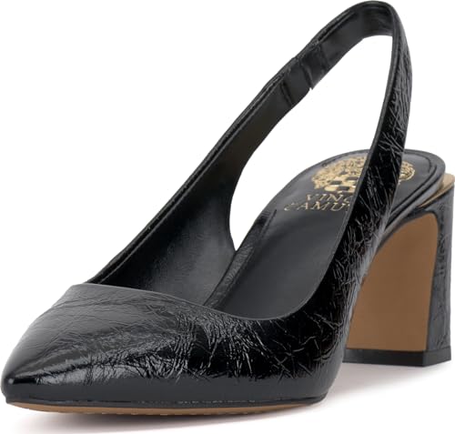 Vince Camuto Women’s Hamden Pump, Jet Black, 9.5