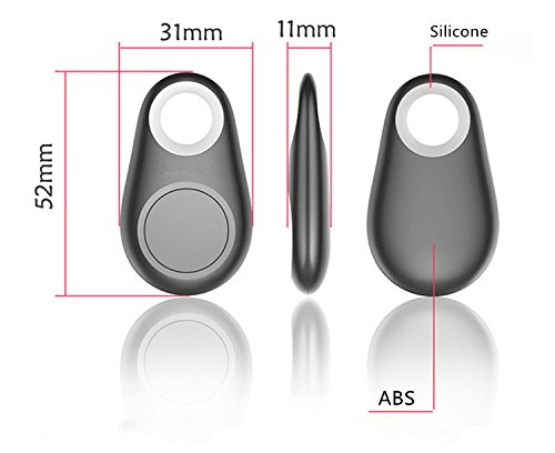 DERUIISSK (2 pack) Spy Bluetooth Tracker Smart Finder Bluetooth Locator Wireless Anti Lost Alarm Sensor For Key Wallet Car Kids Pets Dog Cat Child Bag Phone Located Your Self Shutter - Thumbnail 3