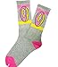 Sherry007 Unisex 6PK Donuts Cotton Long Socks Fashion Hiphop Skateboard Sport Crew High Socks, Assorted Colors, US Shoe Size 6-12