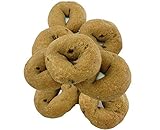 Low Carb Cinnamon 'Raisin' Bagels (12 Bagels) - Fresh Baked - LC Foods - All Natural - No Sugar - High Protein - Diabetic Friendly - Low Carb Bagels