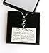 Sterling Silver DNA Necklace 18 Inch Chain