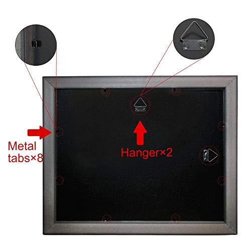 GreyBL 11x14 Diploma Frame Displays 8.5x11 Certificate with Mat or