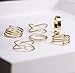 bestwishes2u 6pcs Fashion Punk Finger Joint Knucle Midi Ring Set