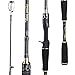 TROUTBOY Fishing Rod, 36 Ton Carbon Fiber, Fuji O-Ring Line Guides, EVA Fore Grip Ultra Light Fishing Pole for Casting Spinning Fishing