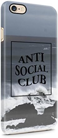 Anti Social Club Ocean Sea Waves Protective Hard Plastic Shell Case Cover For iPhone 6 Plus &amp; iPhone 6s Plus
