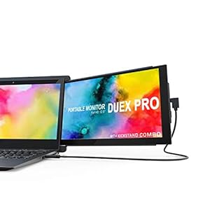Mobile Pixels Trio with Kickstand Portable Monitor for Laptops,12.5 Inch Full HD IPS Screen Extender,USB-A/USB-C Plug…