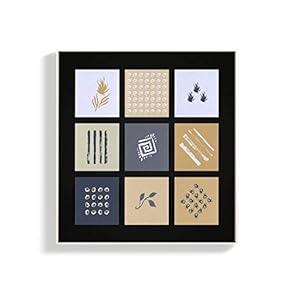 Canvas Wall Art for Living Room, Bedroom Puzzle Framed Canvas Prints for Home Decoration Ready to Hang - 16x16 inches
