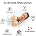 Luxuriate Hotel 1000-TC Hypoallergenic Ultra Soft 100% Egyptian Cotton 98x120