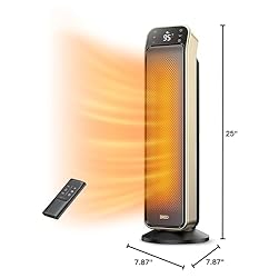 Dreo Space Heater for Indoor Use, 25" 11.5ft/s Fast
