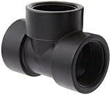 Banjo TEE200 Polypropylene Pipe Fitting, Tee, Schedule 80, 2" NPT Female