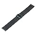 TRUMiRR 16mm Watchband Mesh Stainless Steel Metal Watch Band Strap Bracelet for Motorola Moto 360 2 (2nd Gen 42mm Women's 2015),Huawei Talkband B3 with Tool and Spring Bar, Black