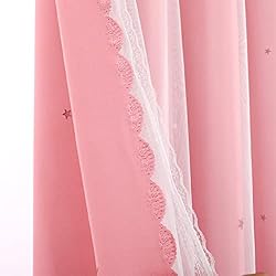 ZJXSNEH Curtains for Bedroom Blackout Stars