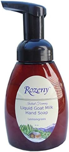 Rozeny All-Natural Instant Foaming Goats Milk Hand Soap (Lemongrass)