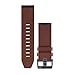 Garmin Quick fit 26 Watch Band - Brown Leather