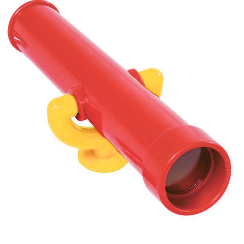 Kids Children's Toy Telescope perfect for Climbing Frames, Tree House Play Dens Play House Garden Fun (Red)
