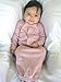 L'ovedbaby Unisex-Baby Organic Cotton Gown, Mauve, 0/3 Months